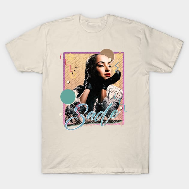 Sade || Retro Art T-Shirt by Alaknanda prettywoman